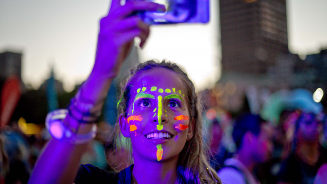 Neon Run Sunderland Banner